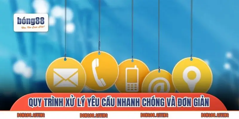 Quy trình xử lý yêu cầu nhanh chóng và đơn giản